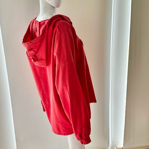 RCollection red cotton poplin hoodie. Women’s Medium. - Picture 9 of 11